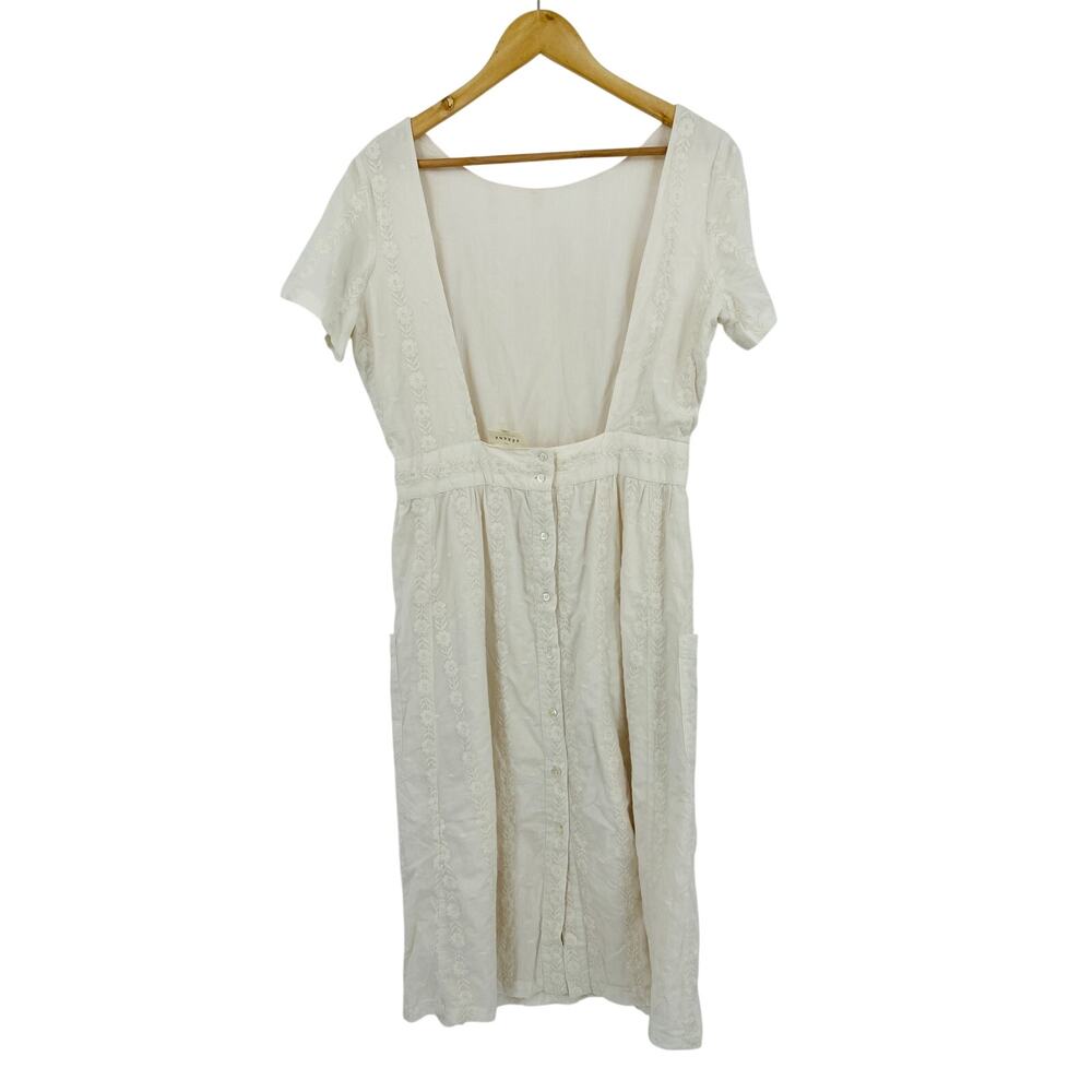 Sezane Odalie embroidered dress EU 38/M - Picture 5 of 13